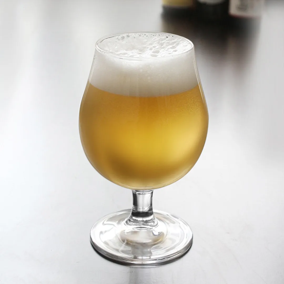 郁金香高脚啤酒杯