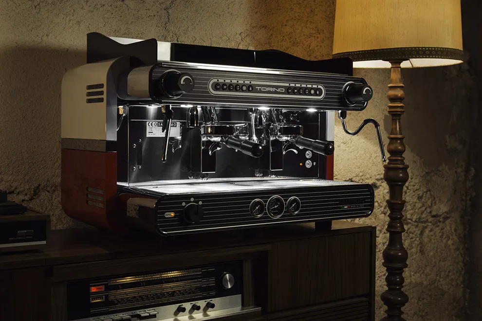 sanremo半自动咖啡机(双头)(torino都灵(红白))